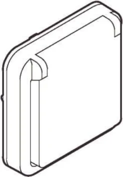 LK OPUS® 74, Stikkontakt med jord, 1 modul – Lauritz Knudsen