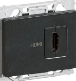LK OPUS® 66, Video/audioudtag med 1 stk. HDMI 1.4 hun-konnektor, 1 modul – Lauritz Knudsen