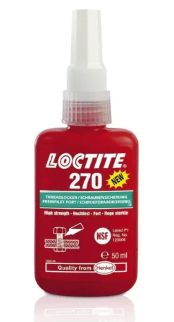 Loctite 270 gevindsikring, grøn, høj styrke, 50 ml