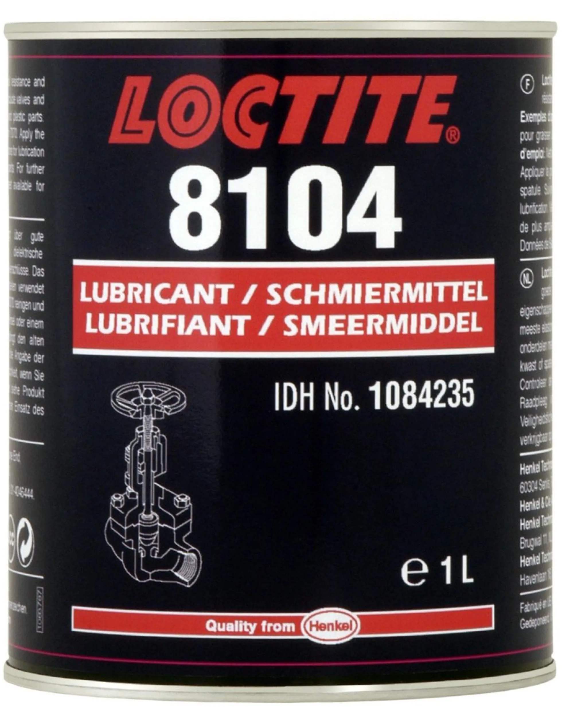 Loctite silikonefedt, 8104, 1 liter bøtte
