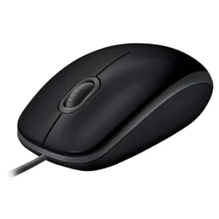Logitech B110 Silent, kablet USB optisk mus, 3 knapper