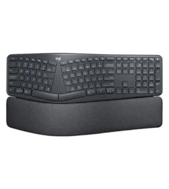 Logitech Ergo K860, ergonomisk trådløst tastatur, RF og Bluetooth, nordisk layout, sort