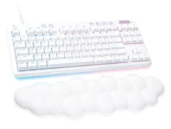 Logitech G713, kablet gaming tastatur, nordisk layout, hvid