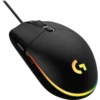 Logitech G203 Lightsync, kablet gaming mus, sort