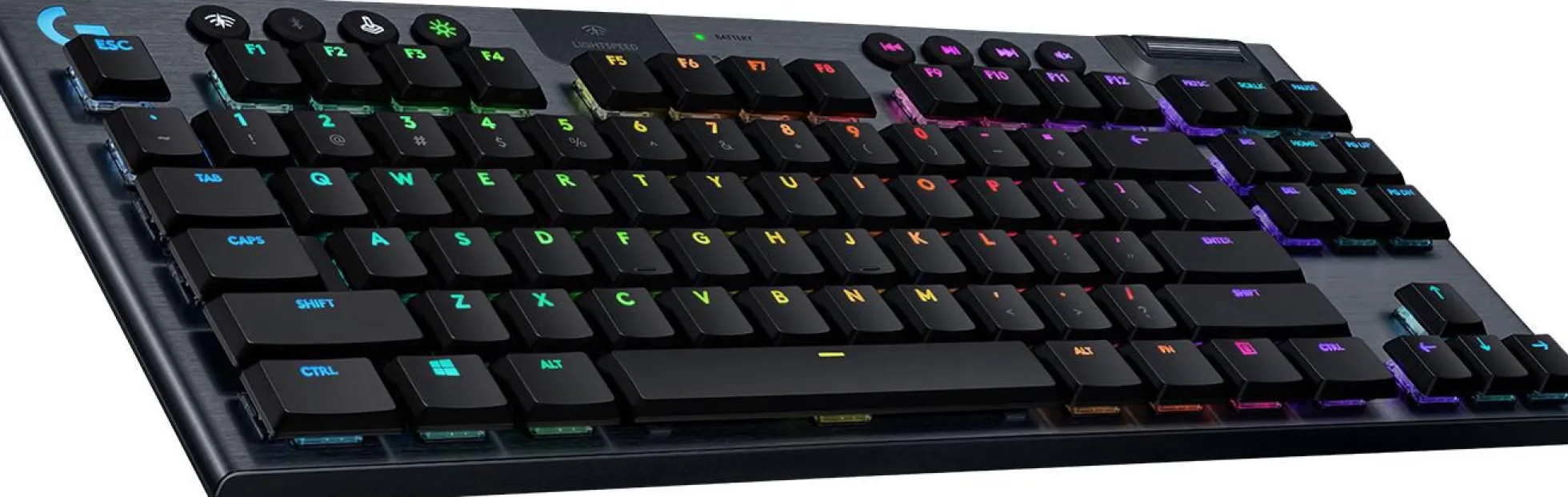 Logitech G915 TKL Lightspeed, trådløst RGB gaming tastatur, GL Linear, nordisk layout