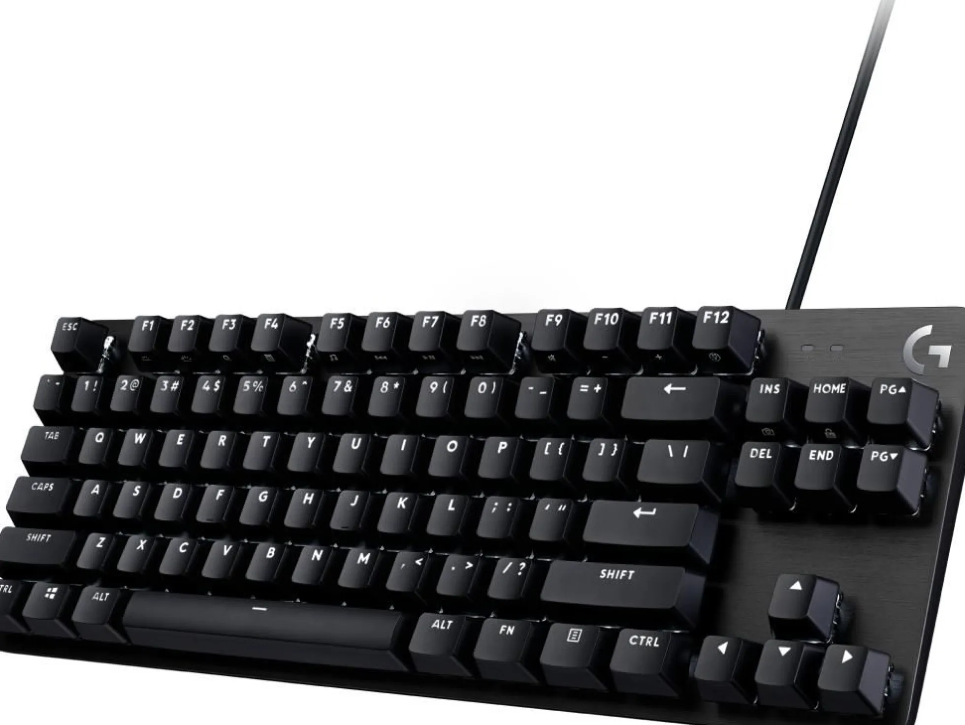 Logitech G413 TKL SE, mekanisk gaming tastatur, sort
