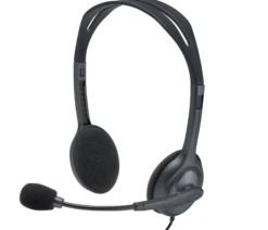 Logitech H111, kablet stereo headset, grå