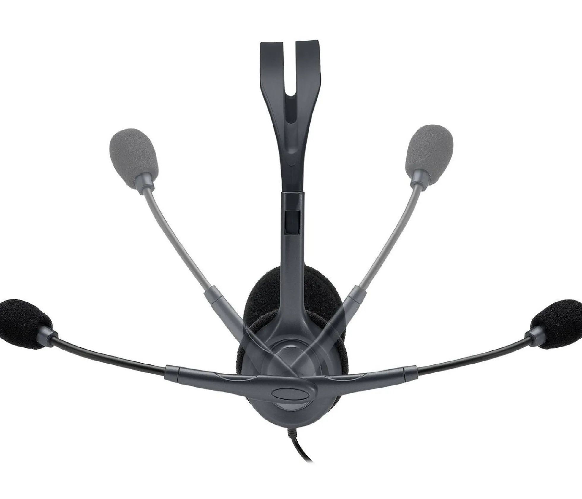 Logitech H111, kablet stereo headset, grå