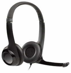 Logitech H390 USB headset, til kontor og callcenter, sort