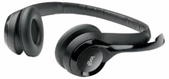 Logitech H390 USB headset, til kontor og callcenter, sort