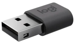 Logitech kabel gender changer, USB-C til USB-A, grafit