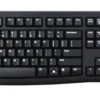 Logitech K120, kablet USB-tastatur, sort