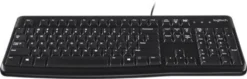 Logitech K120, kablet USB-tastatur, sort