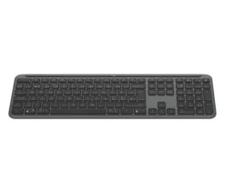 Logitech K950 Signature Slim, trådløst tastatur, RF og Bluetooth, nordisk layout, grafit