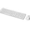 Logitech MK950 Signature Slim, trådløst tastatur og mus sæt, RF og Bluetooth, nordisk layout, hvid