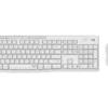 Logitech MK295 Silent Wireless Combo, trådløst tastatur og mus sæt, off-white, nordisk layout