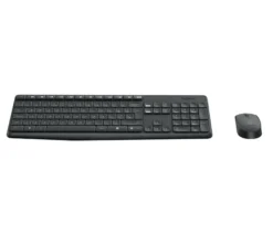 Logitech MK235, trådløst tastatur og mus sæt, nordisk layout, sort