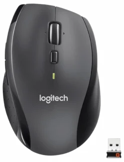 Logitech M705, trådløs mus, sort