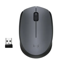 Logitech M170, trådløs mus, sort/grå