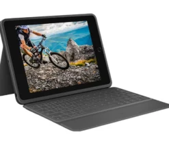 Logitech Rugged Folio til iPad, Smart Connector, UK engelsk layout, grafit