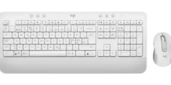 Logitech Signature MK650 Combo til erhverv, trådløst tastatur og mus sæt, nordisk layout
