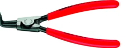 Låseringstang, sort, atramenteret, 10-25 mm, 46 21 A11, udvendig, 90 grader