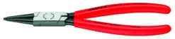 Låseringstang, sort, atramenteret, 180 mm, 44 11 J2, indvendig, lige