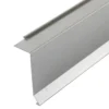 Løskant, 1 meter, blank aluminium