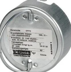 Lukket endebund m. muffe og håndtag Ø250 mm