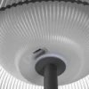 Lumina Fungi solcelle have/bordlampe, 2,5W, 3,7V, 200lm, IP44, ikke dæmpbar, USB-C opladning, Steel, PC, 2700K