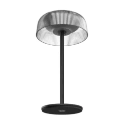 Lumina Fungi solcelle have/bordlampe, 2,5W, 3,7V, 200lm, IP44, ikke dæmpbar, USB-C opladning, Steel, PC, 2700K