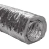 Lyddæmpende flexslange Ø125 mm, 50 mm isolering, 10 meter, med dampspærre
