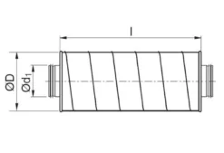 Lyddæmper SLU, 400 x 1200 mm - Lindab
