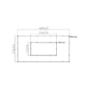 Lysgitter LED, 288W, RA95, 4000K, 2 rammer, Hexagon, inkl. strømtilslutning, 230V, PC (Plastik)