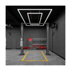 Lysgitter LED, 288W, RA95, 4000K, 2 rammer, Hexagon, inkl. strømtilslutning, 230V, PC (Plastik)