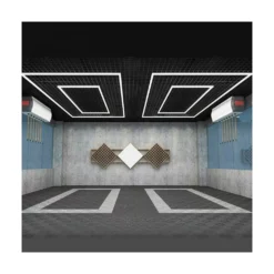 Lysgitter LED, 288W, RA95, 4000K, 2 rammer, Hexagon, inkl. strømtilslutning, 230V, PC (Plastik)