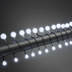 Lyskæde 80 hvide LED, 230V, IP44, 11,32 meter - Serie Cherry