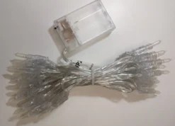 Lyskæde TRSP, 20 LED lys, til batteri, 150 cm + 140 cm - IrisLights