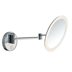 Makeup spejl med lys, vægmodel, 4,8W, 2700/3000/4000K, krom - SLV Maganda