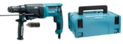 Makita borehammer HR2631FTJ, 800W, SDS-plus, med borepatron, i Makpac systemkuffert