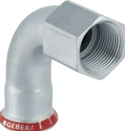 Mapress El-Forzinket, overgangsvinkel 90°, muffe/muffe– Geberit