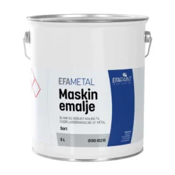 Maskinemalje, antracitgrå, RAL 7016, 5 liter