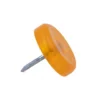 Møbelglider Ø 22 mm, med søm, 6 stk - Fischer - 5 stk