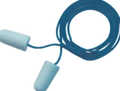 3M EARsoft metalsporbar øreprop med snor, blå