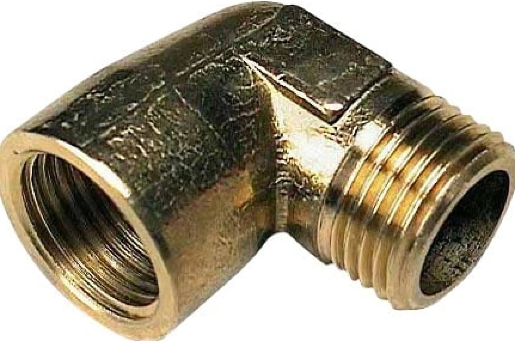 Messing vinkel 90° m. mf/np, 1" x 1"