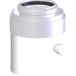 MetalbestoS® ConneXt – Aftræk/kobling med målepunkt Ø80/125 mm