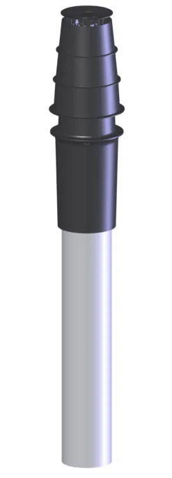 60/100 Metalbestos ConneXt taggennemføring PP/Alu, sort