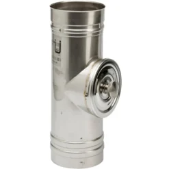 MetalbestoS Omega Ø130 mm længde m. rensedør