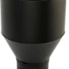 Metalbestos, Overgangsrør, 80 mm til 150 mm stålskorsten, Sort