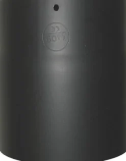 MetalbestoS® – Røgrør, sort, uden klap, Ø150 mm - Vælg længde